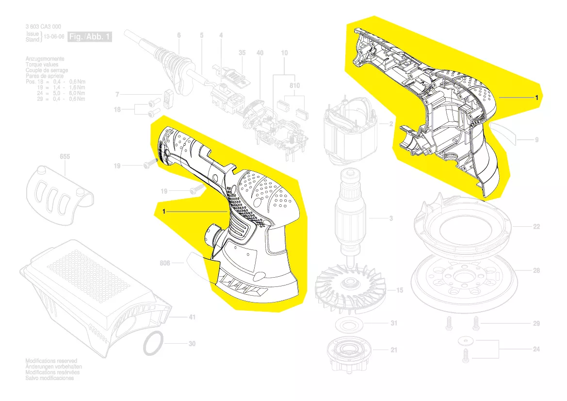 Coquille réf. 2 609 004 166 BOSCH